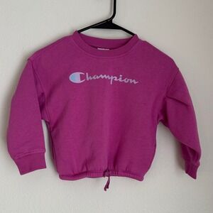 Champion‎ Kids Set Crewneck Pullover Sweatshirt & Jogger Pants Outfit Size 4